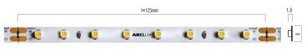 XRIBO IP20 5m/reel LEDS STRIP 6W/m 64LED