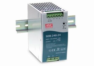 Napájecí zdroj na DIN 240W 24V 10000mA MEAN WELL SDR-240-24