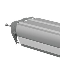 Záslepka KLUŚ STEPUS-L pro LED hliníkové profily šedá, C28011C02