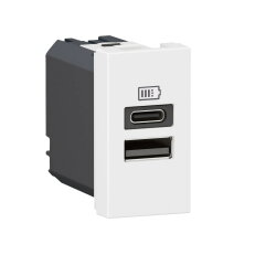 MOSN 2XUSB-AC NABÍJEČKA 3A 1M BÍLÁ