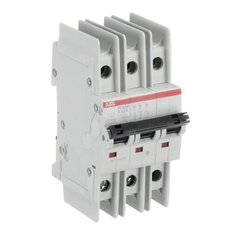 ABB SU203M-K63 jistič char. K 10kA 63A 3P  dle UL489 a CSA 22.2 No. 5