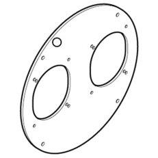 Čelo ke kabelovému bubnu ROLLER 330 2x 16A/400V(2x 230V) SCAME SC92081