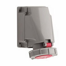 CEE zásuvka 4P/63A/400V IP67 nástěnná otočná ABL D43S36