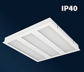 Vestavné svítidlo BARBET/3-LED-SQ-OP-M-5350-4K, IP40/IP20 VYRTYCH 050903