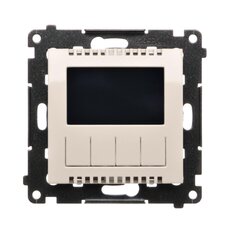 Termostat programovatelný, vč. čidla, krémová DETD1A.01/41