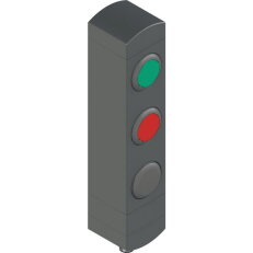 Ovládací jednotka BN 3 prvky (konfigurace A50) 1NO, Konektor M12,12 pólů, IP65