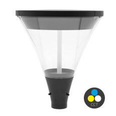 Parkové svítoidlo 20-40W, max.5330lm, CCT, IP66, IK09 černá ECOLITE ST52-40W/CCT