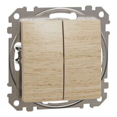 Přepínač střídavý ř.6+6, Bříza,Sedna Design/Elements SCHNEIDER SDD180108U