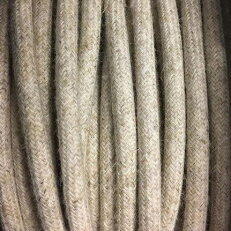 153599974 Textile cable, H03VV-F 2x0,75m