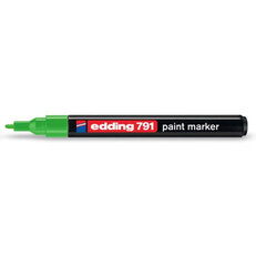 EDDING 791 zelená Permanentní pero s kulatým hrotem 1-2mm / barva zelená