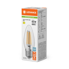 Světelný zdroj LED CLASSIC B DIM P 5.9W 865 Clear E27 LEDVANCE 4099854778100