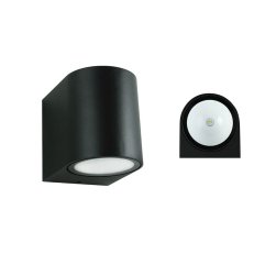 McLED ML-518.006.19.0 LED svítidlo Revos R, 3W, 4000K, IP65, černá barva