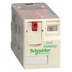 Schneider RXM4AB1B7 Miniaturní 4P, 6 A, 24 V AC bez LED (obj.množství 10 ks)