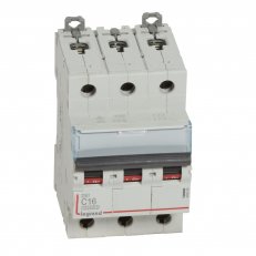 DX3 JISTIČ, 3 PÓLOVÝ, CHAR. C,16A 10000A/16KA LEGRAND 409254