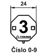 Štítek označení č.3 (plast) TREMIS VS010