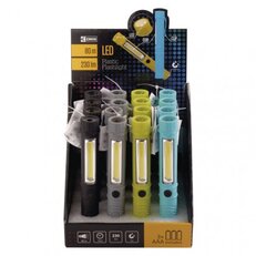 COB LED + LED ruční svítilna P3897, 230 lm, 3x AAA, display box