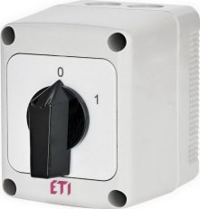 Vačkový spínač v krytu CS 25 90 PN, 1p, 25A, IP65, '0-I' ETI 004773155