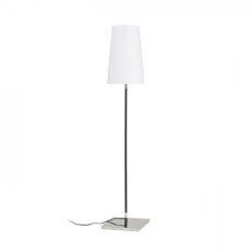 LULU stojanová bílá/černá chrom 230V E27 28W RENDL R12466