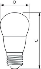 LED žárovka PHILIPS CorePro lustre ND 7-60W E27 840 P48 FR