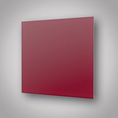 Skleněný bezrámový panel na stěnu i strop ECOSUN 300 GS Vínově červený 300W