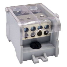 Distribuční blok DTB 120/8x16 šedý ELEKTRO BEČOV UB12016A21