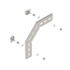 OBO MW 90 SL17 A2 Montážní úhelník 90° pro mřížový žlab C 170x170 Nerez ocel