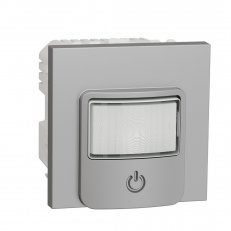 Detektor pohybu NOVÁ UNICA se spínačem 2200W, Aluminium SCHNEIDER NU352530
