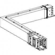 Schneider KSA400DLC4B Koleno 400 A horizontální na míru