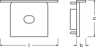 LEDVANCE Wide Profiles for LED Strips -PW02/EC/H
