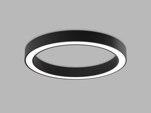 LED2 1273753DT SATURN SLIM 80, B TRIAC DIM 60W 2CCT 3000K/4000K 160° BLACK