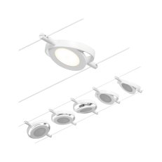 LED lankový systém RoaMac základní sada 5x4,5W 3000K 230/12V bílá/chrom 94416