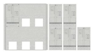 Sada elektroměrová vana 2-řadá, 6 desek