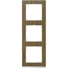 Merten Rámeček trojnásobný M-Pure Decor, Oak/Active SCHNEIDER MTN4030-3674