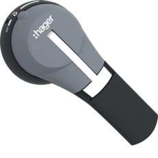 Otočná rukojeť IP65, šedá P630/x630 HAGER HXW901H