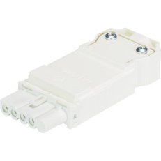 zásuvka na kabel, 4-pól, gesis mini, barva bílá WIELAND 91.941.4053.0