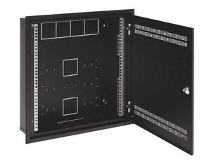 Rozvaděč SOHO LC-18 do zdi, lišty 2U,4U,11U 550x550 RAL9005, rámeček k zazdění