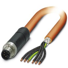 SAC-6P-M12MSM/ 5,0-PUR PE SH Napájecí kabel 1414958