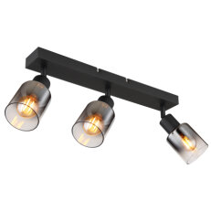 Stropní svítidlo HUBERTUS černá 3xE14,max. 40W 230V GLOBO 54308-3