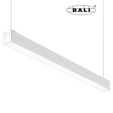 LED svítidlo Fashion 40 W, 3000 K, stříbrná barva, stmívatelné DALI