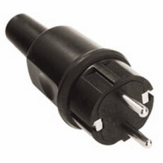 Bachman 913.173 Vidlice pro kabely do H07RN-F3G2,5mm2, celogumová černá