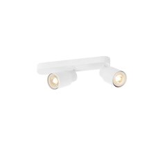 PURI 2.0 Tube, nástěnné a stropní svítidlo, asymetrické, 2 x max. 6W GU10, bílá