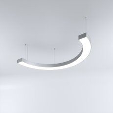 LED Svítidlo MI-SNAKE-06, 65W, 3000K, bez trafa, 24VDC, IP20, stříbrná, 4000K