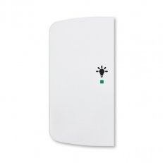 ABB Tango Kryt 2násobný levý symbol osvětlení bílá 6220A-A02101 B