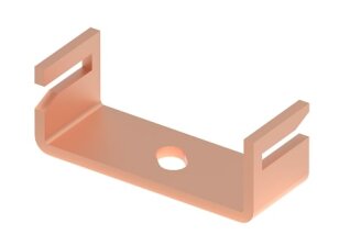 Držák pásky 50x4mm otočný, páska 50x4mm, materiál Cu GROMTOR 282214