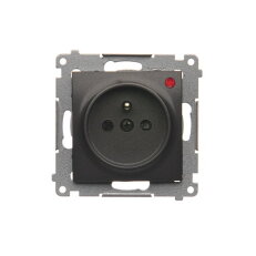 Zásuvka silová 1 násobná typ E (přístroj
