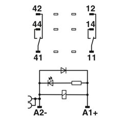Reléový modul RIF-2-RPT-LDP-24DC/2X21 PHOENIX CONTACT 2903315