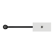 NOVÁ UNICA Mini jack audio 3,5 mm konektor, 1M, Bílý SCHNEIDER NU343318