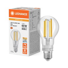 LEDCLA60D 7.3W CCT FILCL E27 S     LEDV