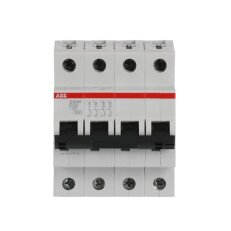 S204M-D32 4 fázový jistič 32 A char. D 10kA ABB 2CDS274001R0321