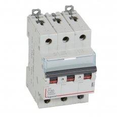 DX3 JISTIČ, 3 PÓLOVÝ, CHAR. C,20A 10000A/16KA LEGRAND 409255